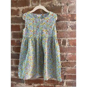 Next UK Floral Pinafore Dress Cotton 5/6/7 See measurements